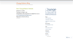 Desktop Screenshot of changemakersblog.wordpress.com