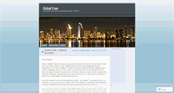 Desktop Screenshot of globalevan.wordpress.com