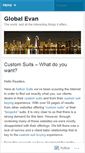 Mobile Screenshot of globalevan.wordpress.com