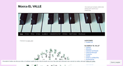 Desktop Screenshot of elvallemusical.wordpress.com