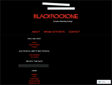 Tablet Screenshot of blackrockone.wordpress.com