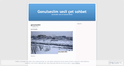 Desktop Screenshot of gonulseslim.wordpress.com