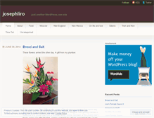Tablet Screenshot of josephliro.wordpress.com
