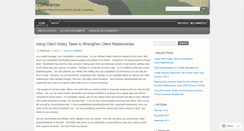 Desktop Screenshot of crmwarrior.wordpress.com