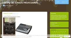 Desktop Screenshot of joserosasproducciones.wordpress.com