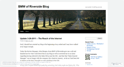 Desktop Screenshot of bmwofriverside.wordpress.com