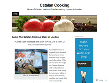 Tablet Screenshot of catalancooking.wordpress.com