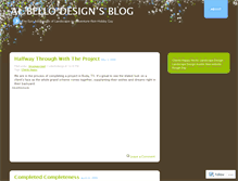 Tablet Screenshot of albellodesign.wordpress.com