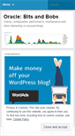Mobile Screenshot of oracleblogging.wordpress.com