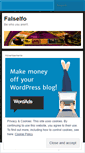 Mobile Screenshot of falselfo.wordpress.com