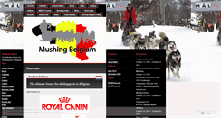 Desktop Screenshot of mushingbelgium.wordpress.com