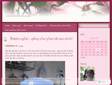 Tablet Screenshot of giadinhruby.wordpress.com