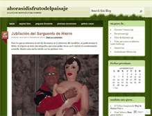 Tablet Screenshot of ahorasidisfrutodelpaisaje.wordpress.com