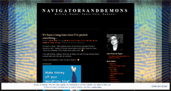 Desktop Screenshot of navigatorsanddemons.wordpress.com