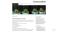 Desktop Screenshot of canarycation.wordpress.com