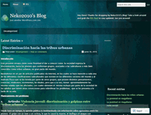 Tablet Screenshot of neko2010.wordpress.com