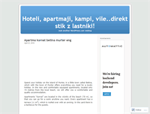 Tablet Screenshot of apartma.wordpress.com