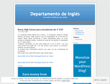 Tablet Screenshot of dptodeingles.wordpress.com