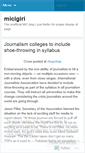 Mobile Screenshot of micigiri.wordpress.com