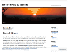 Tablet Screenshot of mediabeta.bancdebinary60seconds.wordpress.com