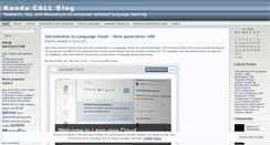 Desktop Screenshot of kandacall.wordpress.com