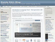 Tablet Screenshot of kandacall.wordpress.com