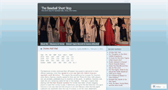 Desktop Screenshot of bbshortstop.wordpress.com