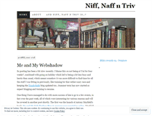 Tablet Screenshot of niffnaffntriv.wordpress.com