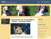 Tablet Screenshot of 4dogday.wordpress.com