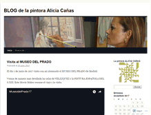 Tablet Screenshot of aliciacanas.wordpress.com