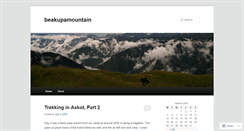 Desktop Screenshot of beakupamountain.wordpress.com