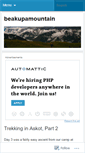 Mobile Screenshot of beakupamountain.wordpress.com