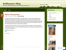 Tablet Screenshot of kelliasana.wordpress.com