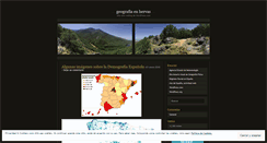 Desktop Screenshot of geografiahervas.wordpress.com