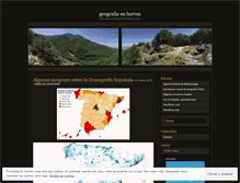 Tablet Screenshot of geografiahervas.wordpress.com