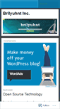 Mobile Screenshot of brilyuhnt.wordpress.com