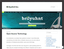Tablet Screenshot of brilyuhnt.wordpress.com