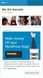 Mobile Screenshot of myartsecrets.wordpress.com