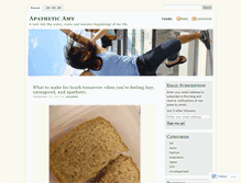 Tablet Screenshot of apatheticamy.wordpress.com