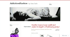 Desktop Screenshot of addiction4fashion.wordpress.com