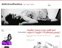 Tablet Screenshot of addiction4fashion.wordpress.com