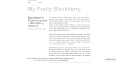 Desktop Screenshot of myprettybb.wordpress.com