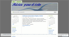 Desktop Screenshot of musicaparaelexito.wordpress.com