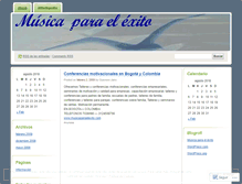 Tablet Screenshot of musicaparaelexito.wordpress.com