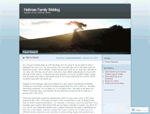 Tablet Screenshot of heitmanfamily.wordpress.com