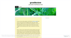 Desktop Screenshot of growlitestore.wordpress.com