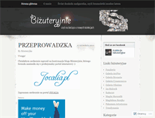 Tablet Screenshot of bizuteryjnie.wordpress.com
