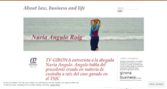 Desktop Screenshot of nuriaangulo.wordpress.com