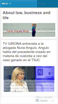 Mobile Screenshot of nuriaangulo.wordpress.com