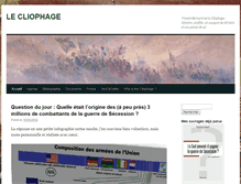 Tablet Screenshot of cliophage.wordpress.com